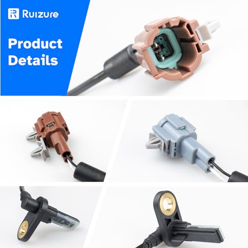 Ruizure Rear ABS Wheel Speed Sensor Left and Right fit for Nissan Titan 2004 2005 2006 2007 2008 2009 2010 2011, Driver Passenger Side, ALS638 ALS639, 2pcs - Image 4