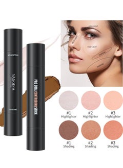 2 in 1 Makeup Shading Stick and Face Highlighter Stick Double End Contour Stick Cream Contour Stick Makeup Bronzer Stick Face Makeup Wonder Stick Face Brightens and Shades Pencil 01 - pzsku/Z2CA6F7B915C975BBA520Z/45/_/1699968195/125fb5b3-1751-489f-8e7e-ee57ea981a27