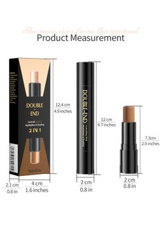 2 in 1 Makeup Shading Stick and Face Highlighter Stick Double End Contour Stick Cream Contour Stick Makeup Bronzer Stick Face Makeup Wonder Stick Face Brightens and Shades Pencil 01 - pzsku/Z2CA6F7B915C975BBA520Z/45/_/1699968387/9ee65334-03fb-4a38-895b-740d64ab6f10