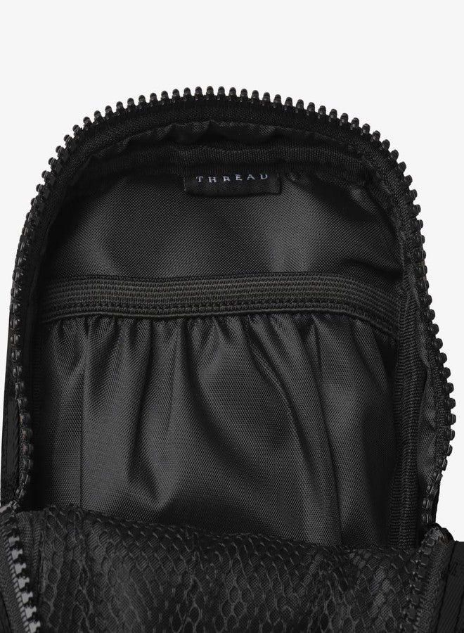 Thread Wallets Small Crossbody Bags for Women & Men, Stylish Sling, Chest Bag for Everyday Use (Black) - Image 3