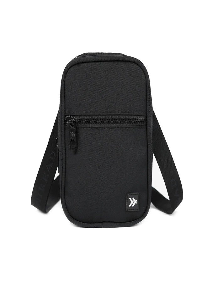 Thread Wallets Small Crossbody Bags for Women & Men, Stylish Sling, Chest Bag for Everyday Use (Black) - Image 1