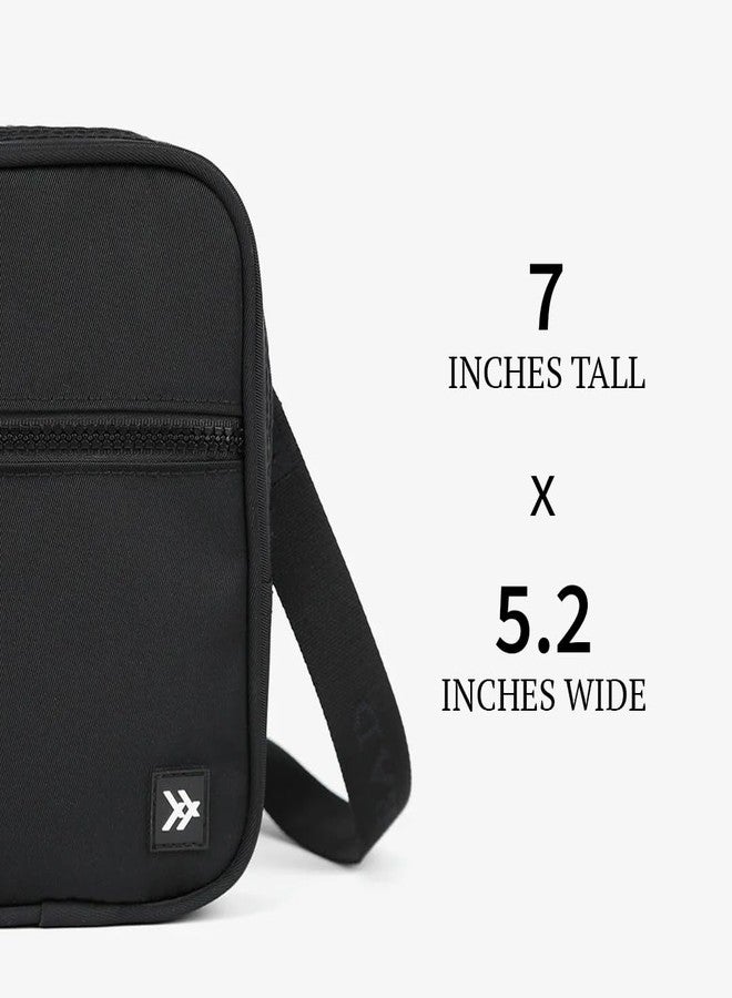 Thread Wallets Small Crossbody Bags for Women & Men, Stylish Sling, Chest Bag for Everyday Use (Black) - Image 5