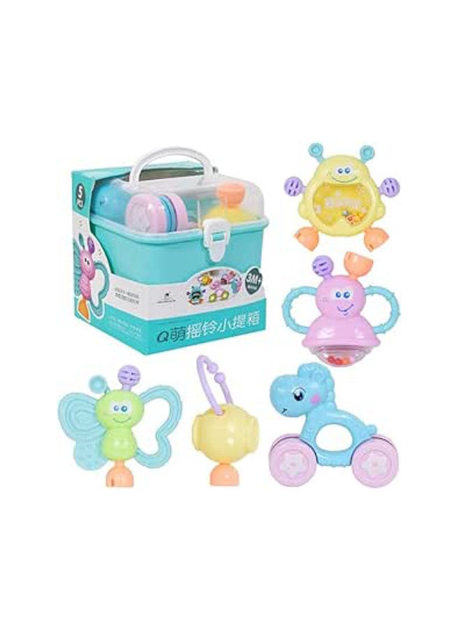 Generic Kid's Soft Slobber and Teether Box with Soft Rubber Ball 
