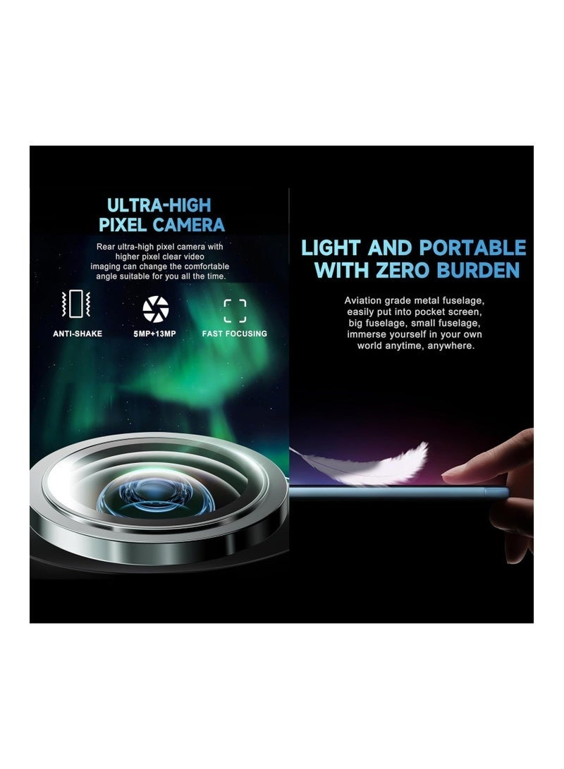 Umiio 💼 Smart Tablet S24 Ultra 10.1-Inch Android Tablet | 12GB RAM + 512GB ROM | Dual SIM 5G + Wi-Fi | HD Display | Touchpad Keyboard Case + EWB Handbag – Blue | Slim & Powerful  - Image 3