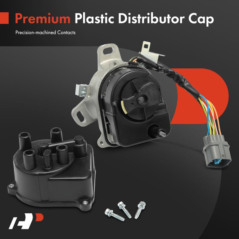 A-Premium Ignition Distributor with Cap and Rotor Compatible with Honda Civic 1996 1997 1998, Civic del Sol 1996-1997 - Image 5