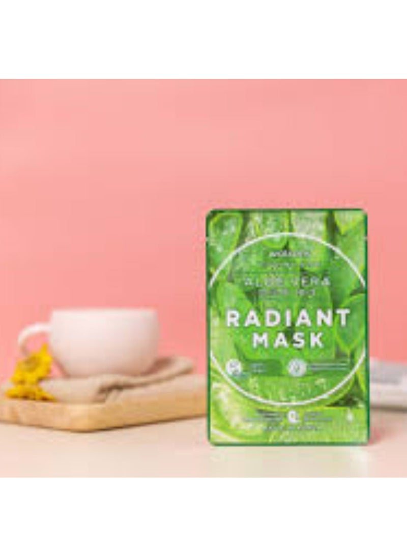 Watsons Watsons Radiant Mask – With aloe vera extract + aloe vera flower 30ml -made in Korea  - Image 2
