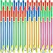 Sotiff 48 Pieces 224 Inch Crayon Water Guns Water Tube Squirters Suction Gun Shooter Beach Pool Toys Squirt Squirters for Summer Game Party Favors - Image 2