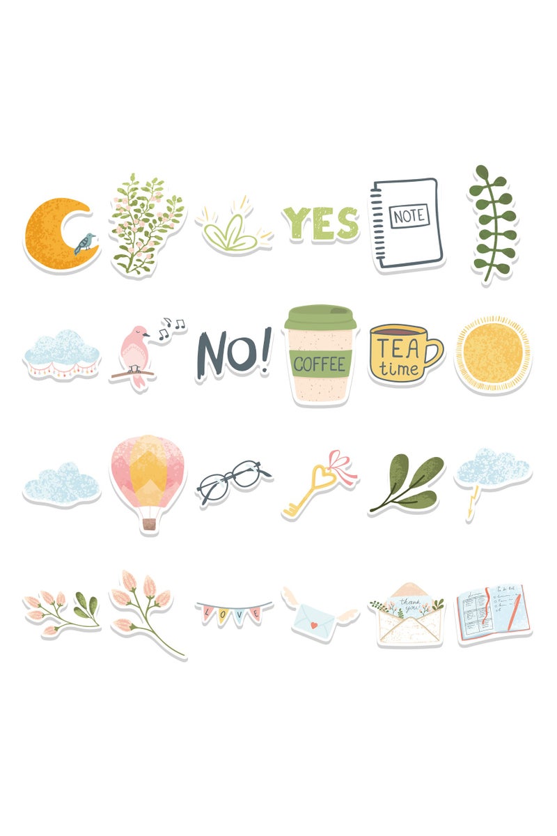 قوس قزح أورينبو 49 قطعة من ملصقات أشعة الشمس لزجاجات المياه والكمبيوتر المحمول والهاتف والجيتار ولوح التزلج، ملصقات فينيل كاواي مقاومة للماء، ملصقات جمالية عصرية للأطفال والمراهقين والفتيات والبالغين - Image 3