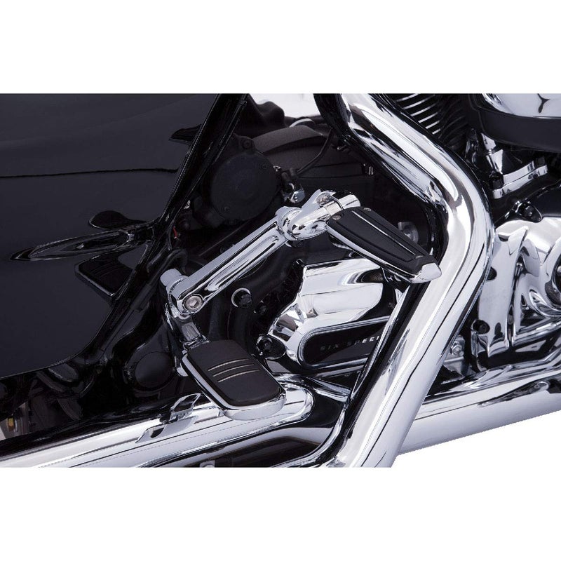 Ciro Adjustable Passenger Comfort Peg Mounts (Chrome) for Harley Davidson 93-up - Image 5