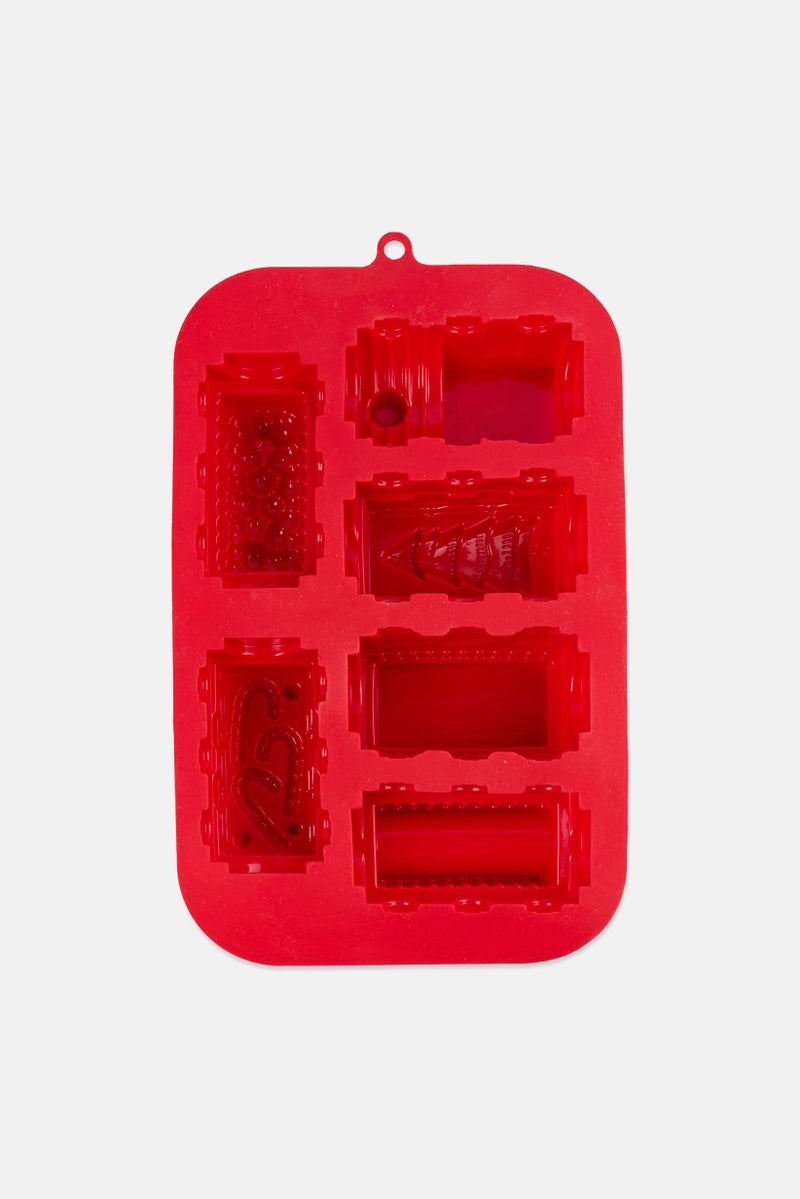 Muy Mucho Moule Muffins Train Cookie, Red - Image 1