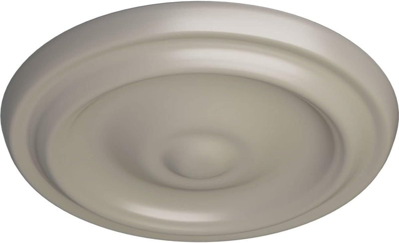Ekena Millwork 9 5/8"OD x 1 1/8"P Maria Ceiling Medallion (Fits Canopies up to 1 3/4"), Hand-Painted Pearl White - Image 2