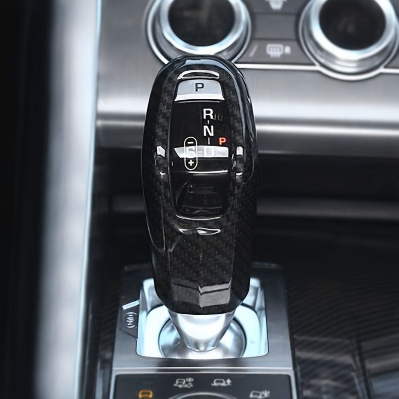 12 Inch Carbon Fiber Shift Knob Decorative Frame For Land Rover Range Rover Sport Interior 1pc - Image 3