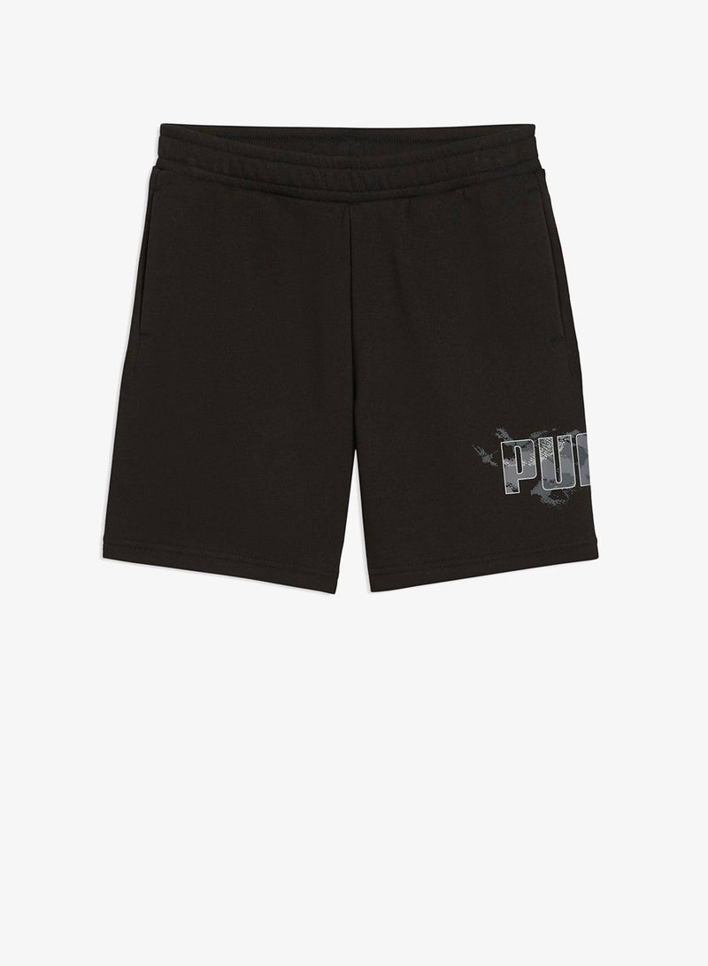 PUMA Youth Essential Camo Shorts - Image 5