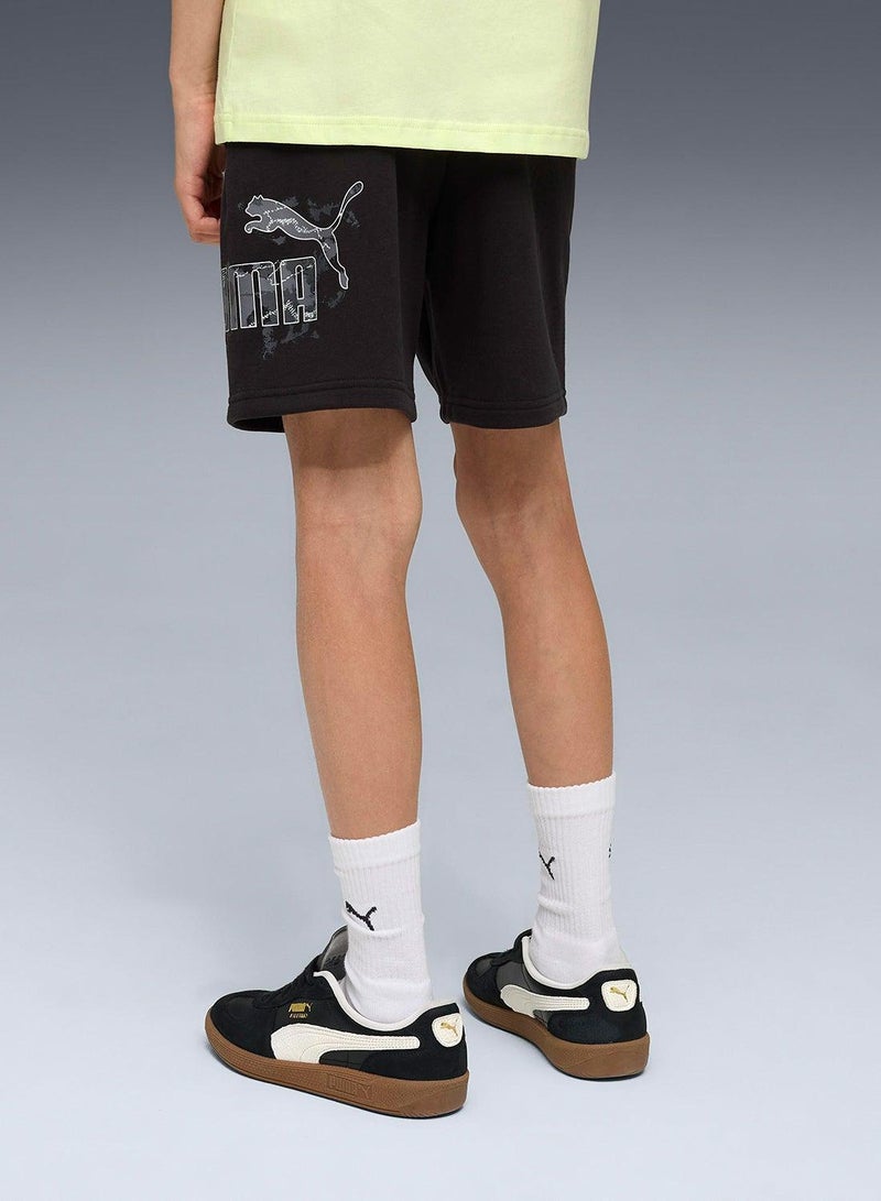 PUMA Youth Essential Camo Shorts - Image 2