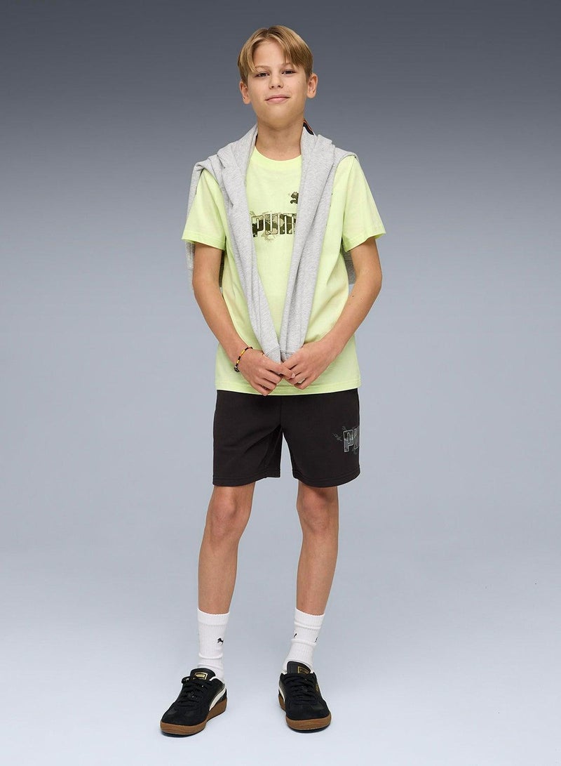 PUMA Youth Essential Camo Shorts - Image 3