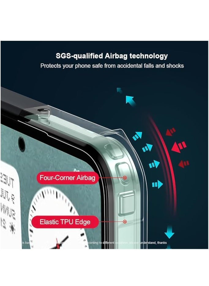 [1+1 Sets] For Nothing CMF Phone 1 Case Cover & Screen Protector Phone Case with Anti Drop Function,Tempered Flim - Image 3