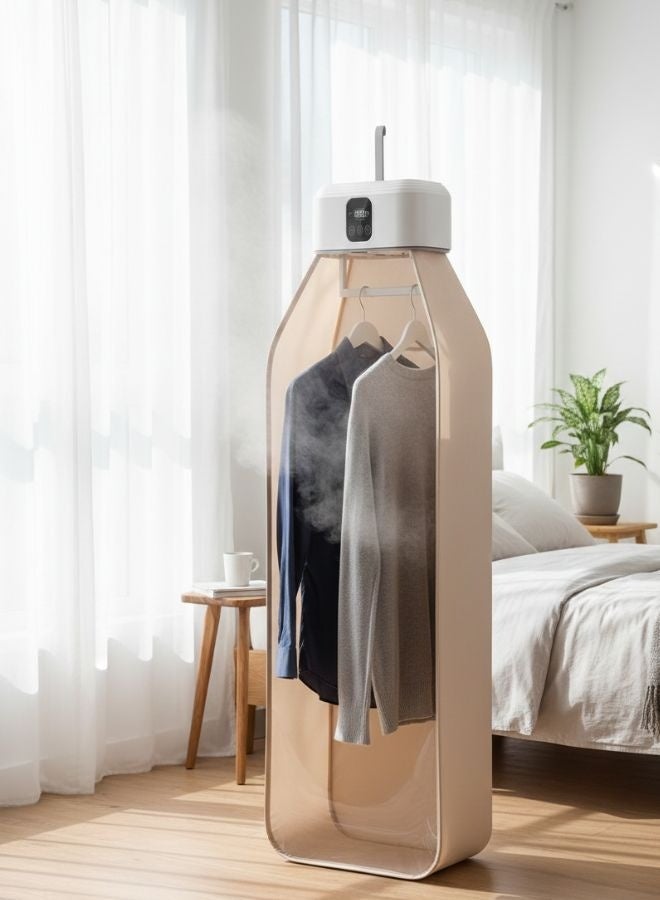 ZEESQUARE Portable Clothes Dryer with Remote Control – Electric Garment Drying Machine, Wardrobe Style Folding Dryer, Fast Drying & Dehumidifier, Energy Saving Laundry Dryer for Clothes, Towels & Baby Clothes - Image 3