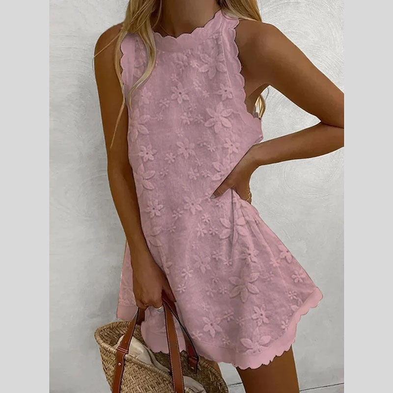 2023 Casual Loose Womens Vest Lolita Dress Khaki  - Image 3