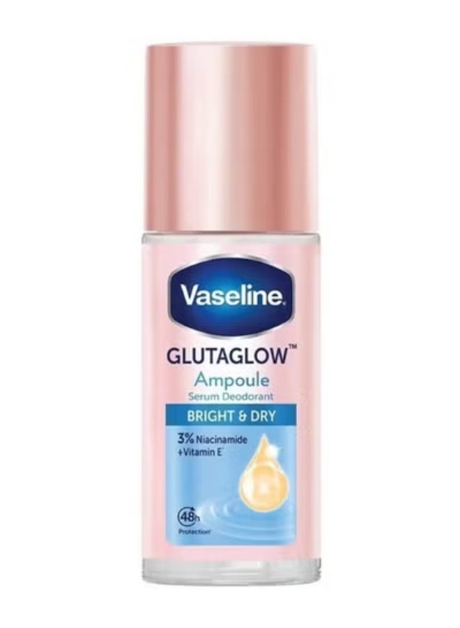 Vaseline Glutaglow Bright & Dry Ampoule Serum Deodorant - 45ml