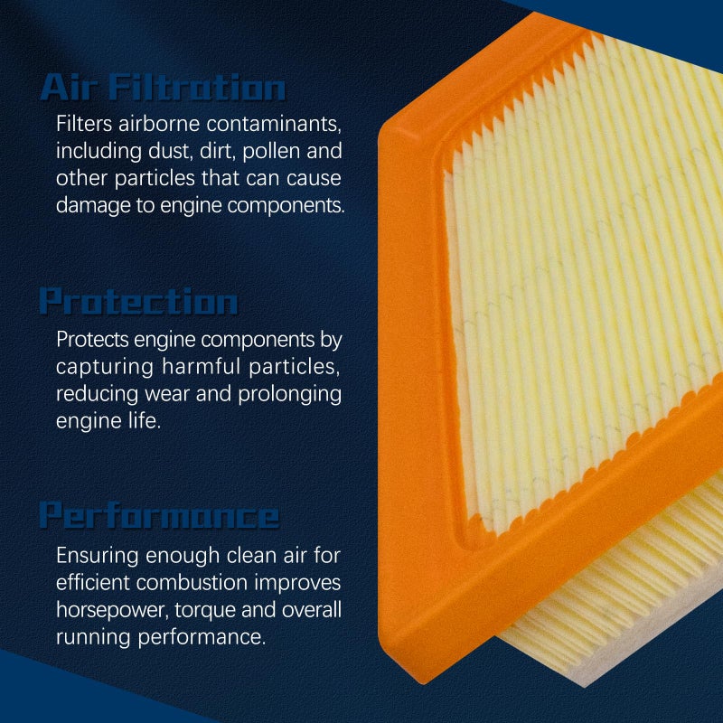 VINMS CA12289 17801-77050 Engine Air Filter for 2018-2025 Toyota Avalon/Camry/RAV4 Hybrid C-HR Corolla,Lexus ES300H NX350H UX200,Subaru BRZ - Image 5