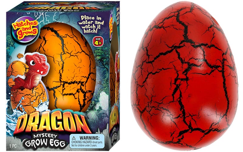 JA-RU Giant Hatching Dragon Egg Water Growing Toys (6 Dragon Eggs) Bath Tub Toys for Kids. Bulk Dinosaur Party Favors  Summer Goodie Bag Stuffers & Pinata Filler. 4604-6p - Image 1