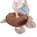 Dalmao 20 inch Sea Turtle Stuffed Animals Giant Brown Ocean Turtles Plush Big Turtle Body Pillow Plushies Toys Gifts for Boys Girls Girlfriend Birthday - Image 2