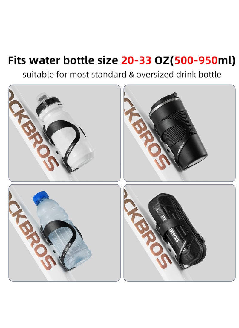 Excefore Bike Water Bottle Holder, Lightweight Durable Alloy Aluminum Bike Water Bottle Cage Bike Cup Holder for Road Bike & Mountain Bike  - Image 4