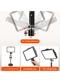 General Live Light Supplement Photography Lighting Lamp Desktop Photo Supplement Light Food Flat Lighting Lamp Portable Live Room Soft-Specifications:Extra Large 【60cm Desktop Overhead Slope Set】  - Image 5