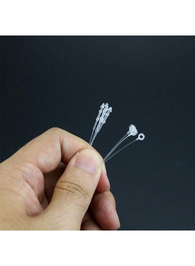 Nexxxi 3000 Pieces Snap Lock 3" Security Loops Plastic Tags Fasteners For Clothes(Clear)  - Image 4