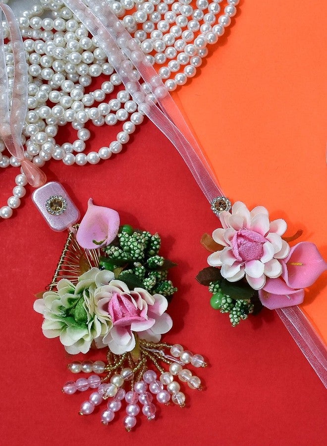 Evisha Pair Rakhi For Brother And Bhabhi | Rakhi Combo-P-9 || rakhi || rakhi set || rakhi for brother || rakhi for brother and bhabhi || rakhi combo || bhaiya bhabhi rakhi || rakhi gifts - Image 2