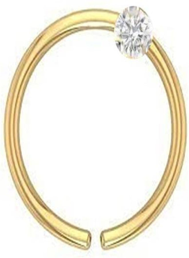RENU CREATION Tlgs Brass Nose Stud White - Image 2