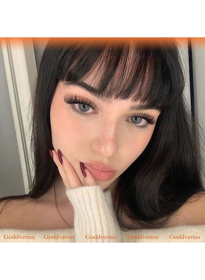 Goddvenus Wispy Lash Clusters Lashes Cluster Eyelash Extensions Natural Individual Fluffy Extension Soft Cotton Band Eyelashes Fairy D Curl For Diy - Image 2