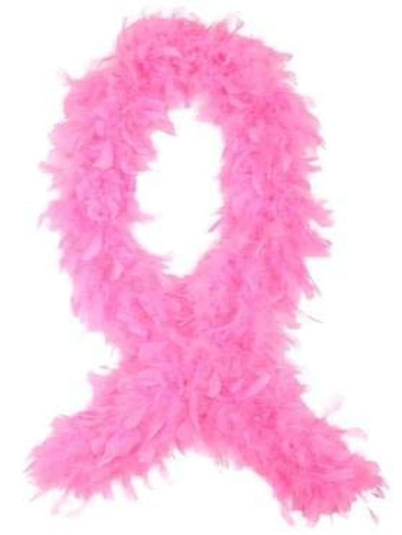 Evisha Pink Soft/Fluffy Feather Boa/Scarf for All Type of Parties & Costume - Image 2