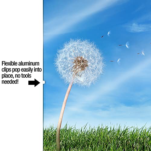 Ambiance Framing Ambiance Gallery Clip Frame - 11x14-6 Pack of Modern Low-Profile Invisible Minimalist Picture Frames - Poster Frames with Glass and Backing - Image 3