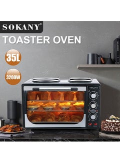 sokany Multifunctional Household Electric Toaster Oven 35L 3200W SK-535 Black  - Image 2