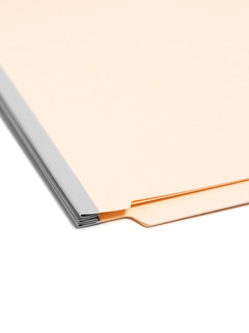 Smead Pressboard End Tab Classification File Folder, 2 Dividers, 2" Expansion, Legal Size, Manila, 10 per Box (29835) - Image 2