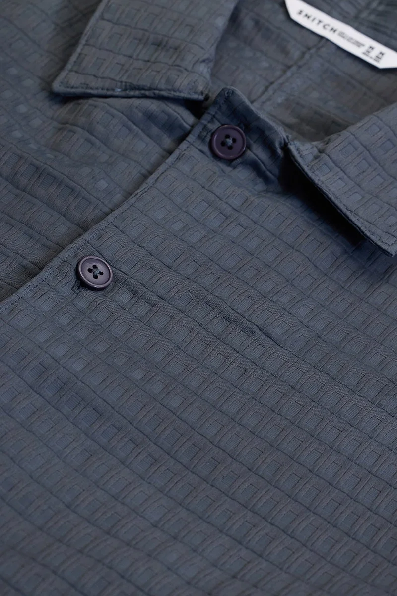 سنيتش قميص رمادي بنقوش