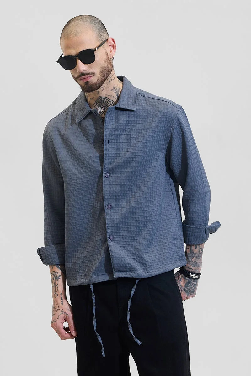 سنيتش قميص رمادي بنقوش