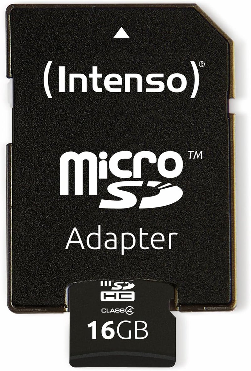 Intenso Microsdhc Memory Card, Class 4, 16 GB, Black - Image 4