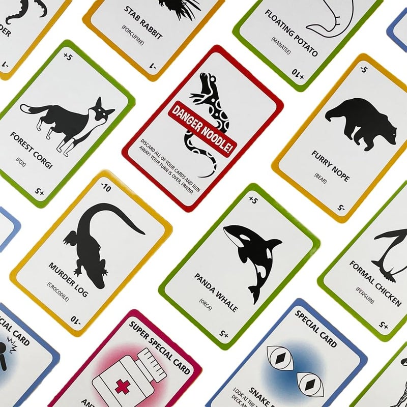 University Games | Danger Noodle Family Card Game, for 2 to 8 Players Ages 12 and Up - Image 4