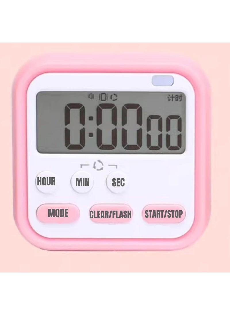 CEPLO CEPLO Digital Kitchen Timer Stopwatch with Dual Countdown Large LCD Display Alarm EasytoRead Smart Timer for Cooking Baking MultiTasking  - Image 4
