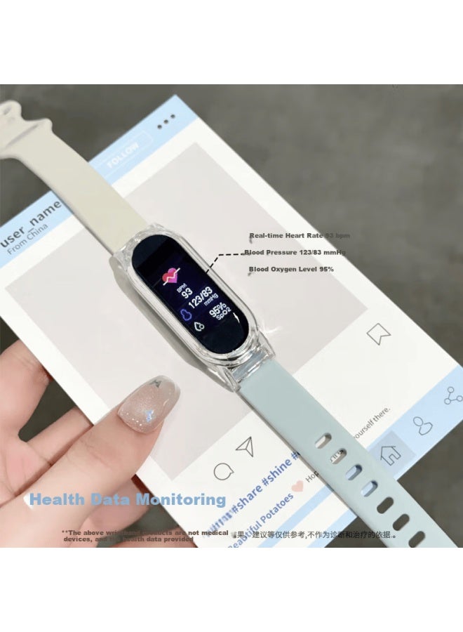 Max-g Stylish Sports Smarch For Women Students With Heart Rate And Blood Pressure Monitoring, Alarm, Pedometer, Usb Charging - Image 5