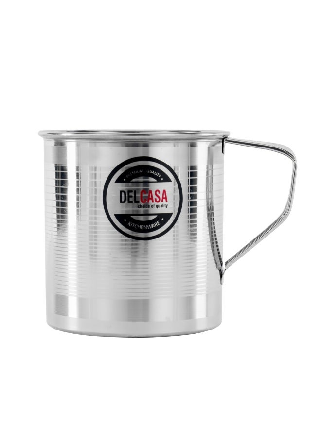 DELCASA 11 Cm Steel Mug- DC2856 Dishwasher-Safe  - Image 2