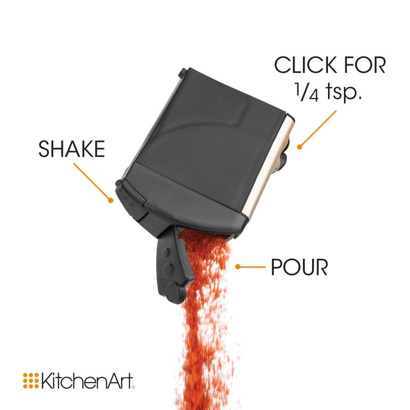 KitchenArt كاروسيل قياس التوابل الأوتوماتيكي من كيتشن آرت 57010، سلسلة المحترفين، ساتين - Image 3