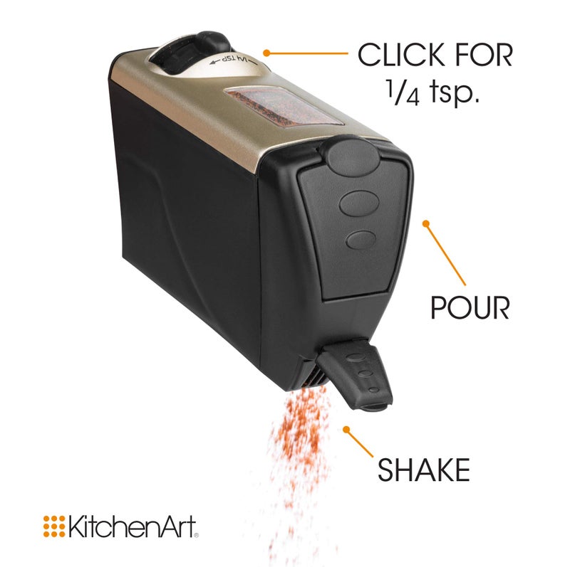 KitchenArt كاروسيل قياس التوابل الأوتوماتيكي من كيتشن آرت 57010، سلسلة المحترفين، ساتين - Image 4