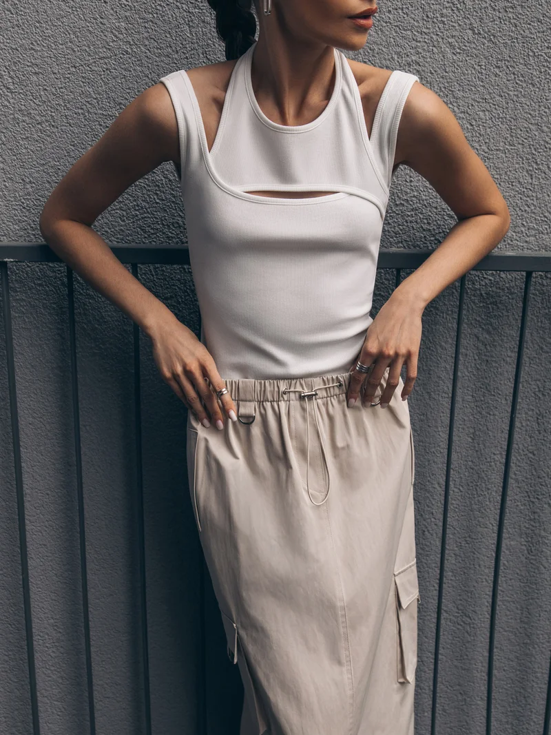 Lichi  Dual jersey top for Women | Best Price UAE