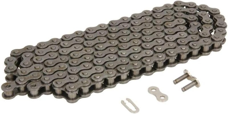 Chain JTC420HDR126SL (420 Series) Black Steel 126 Link Heavy Duty Non O-Ring Chain with Connecting Link