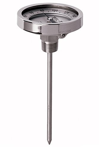 Tel-Tru 341006AN Model Gt300R Resettable Bi-Metal Process Grade Thermometer, Stainless Steel, 3" Dial, -40/120 Degrees Fahrenheit and -40/50 Degrees Celsius, +/- 1% Full Span Accuracy - Image 2