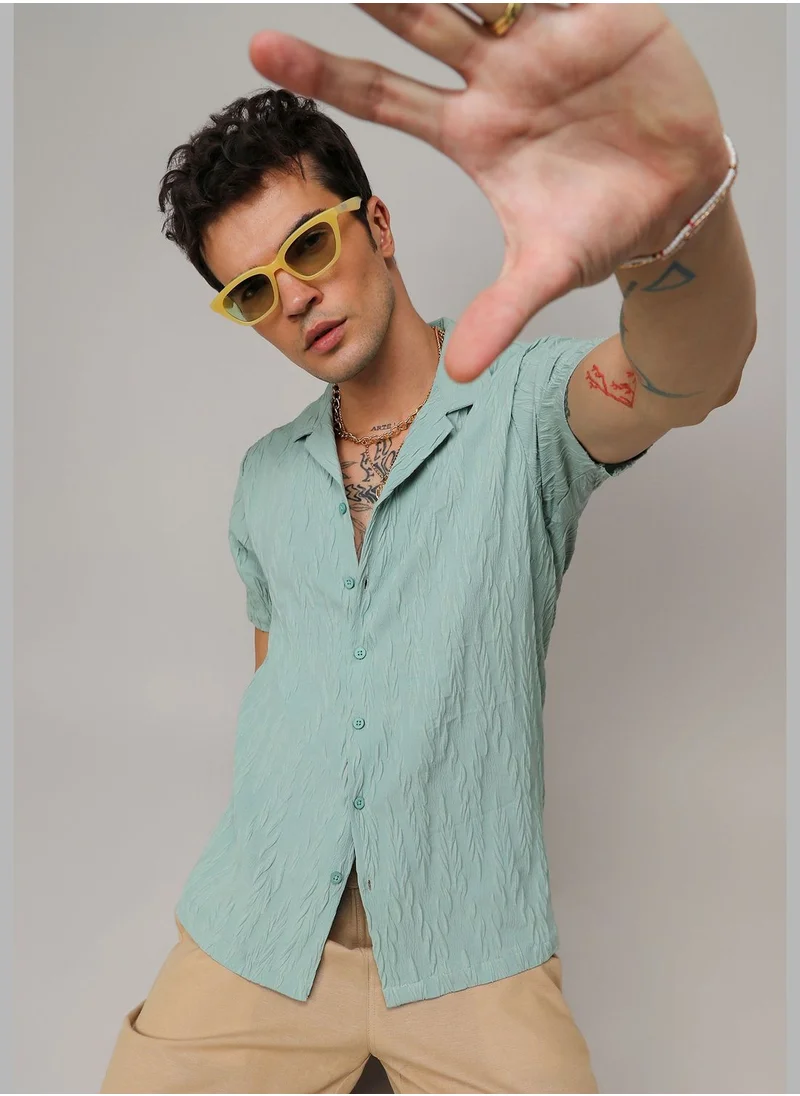 Campus Sutra Short Sleeve Shirt