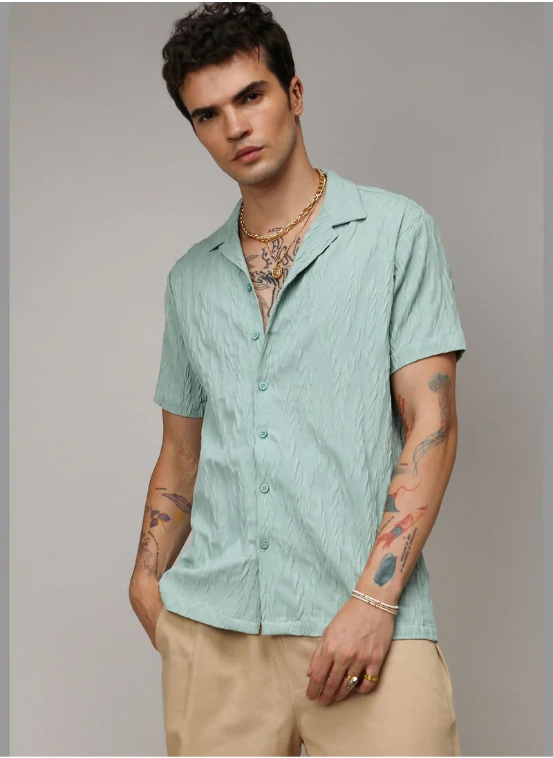 Campus Sutra Short Sleeve Shirt